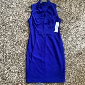 Royal Blue Calvin Klein Dress, Size 6, NWT